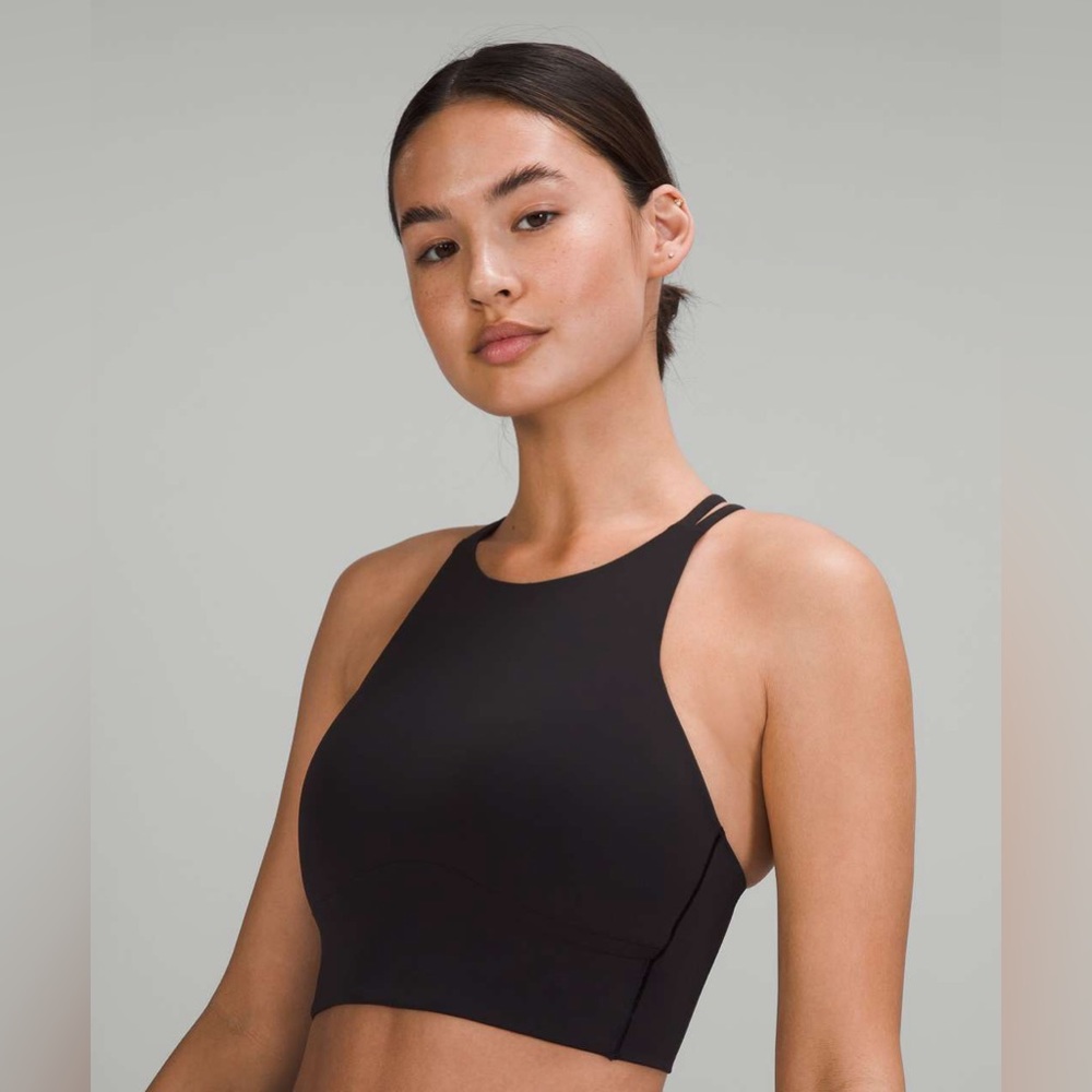 Lululemon Like a Cloud High-Neck Longline Bra *Light Support, B/C Cup black